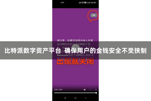比特派数字资产平台  确保用户的金钱安全不受挟制