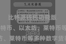 比特派钱包功能版 包括比特币、以太坊、莱特币等多种数字货币