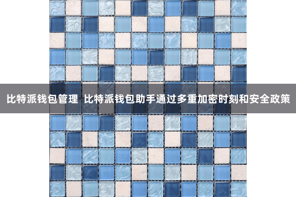 比特派钱包管理  比特派钱包助手通过多重加密时刻和安全政策
